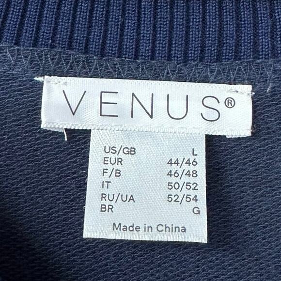 EUC, Venus Women’s Sz Lg Full Length 1/4 Zip Up Romper w/2 Deep Pockets, V569 - Picture 13 of 13